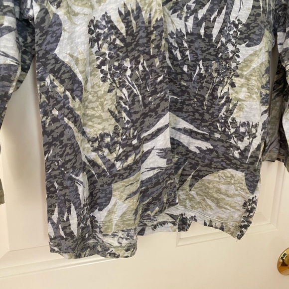 Talbots Patterned Cotton Top - Picture 3 of 5